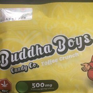 🍫Buddha Boys 500mg Toffee Crunch Chocolate Bars🍫$25 each great deal🍫